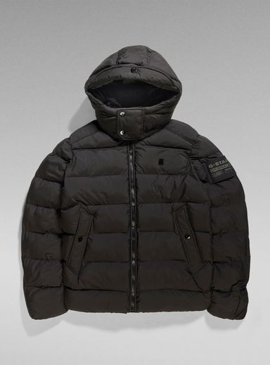G-Whistler Padded Hooded Jacket | ブラック | G-Star RAW® JP